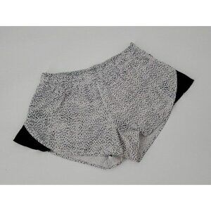 Lululemon Pleat To Street Short Dottie Dash White Black No Size Label Avl